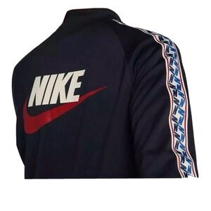 New Nike Men's Black and Red Track Jacket